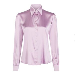 Tommy x Zendaya pointed collar shirt | Lavender | SZ 6